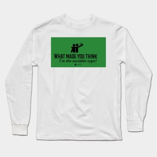 Non Sociable Long Sleeve T-Shirt